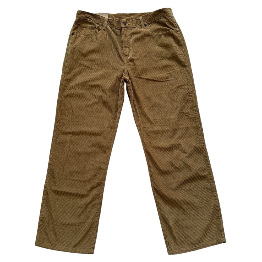 NWT Levi’s Low Pro Mid Rise Relaxed Straight Leg Corduroy Pants Men Size 33 x 30